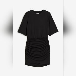 NWOT H&M Ruched T-shirt Dress Size Small